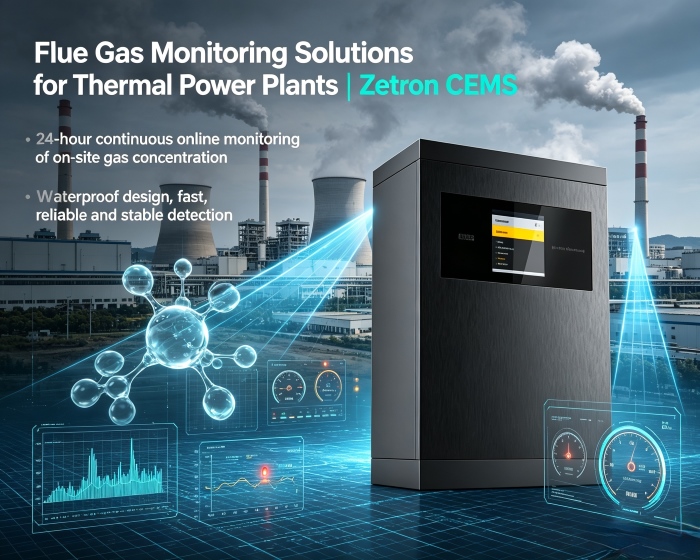 İstilik Elektrik Stansiyaları üçün Baca Qazının Monitorinqi Həlləri | Zetron CEMS Prosesin Monitorinqindən Boru Sonu Emissiya Uyğunluğuna qədər