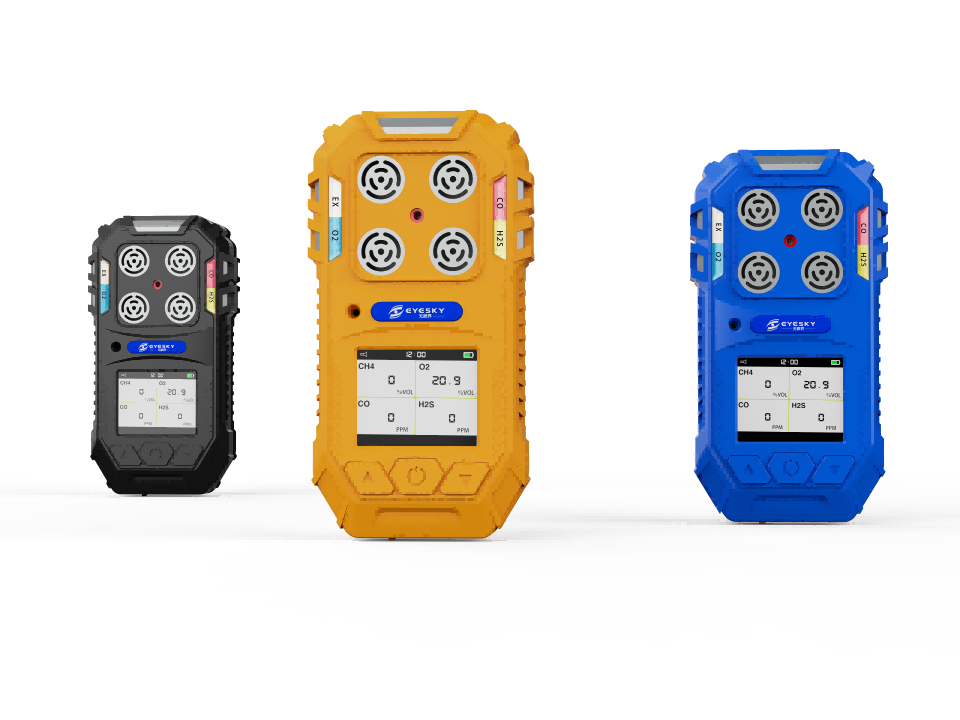 MS104K portativ 4-in-1 qaz detektoru